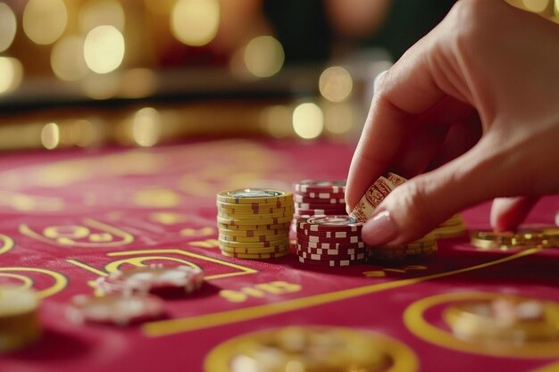 American roulette wheel and betting layout on result lotto
