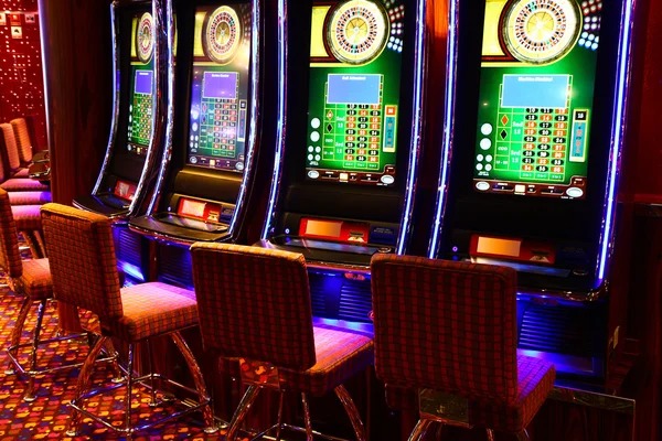 Mobile phone showing live casino interface
